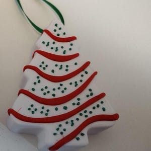 3D Printed Christmas Tree Cake Ornament
