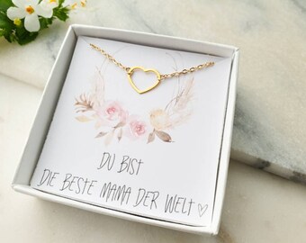 Muttertag Mama Herz Armband Beste Mama der Welt *herzchen* Gold Roségold Silber