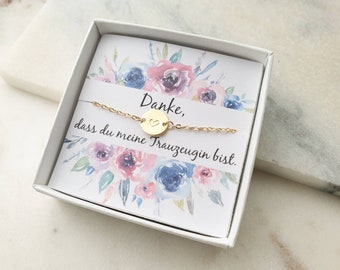 Maid of Honor BRACELET Gold/Rose Gold/Silver Gift Thank You