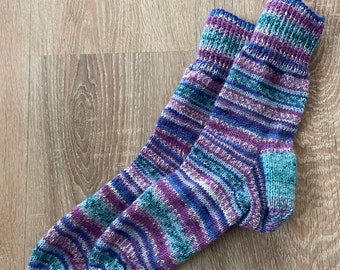 Socken aus Marken-Sockenwolle Größe: 39/40