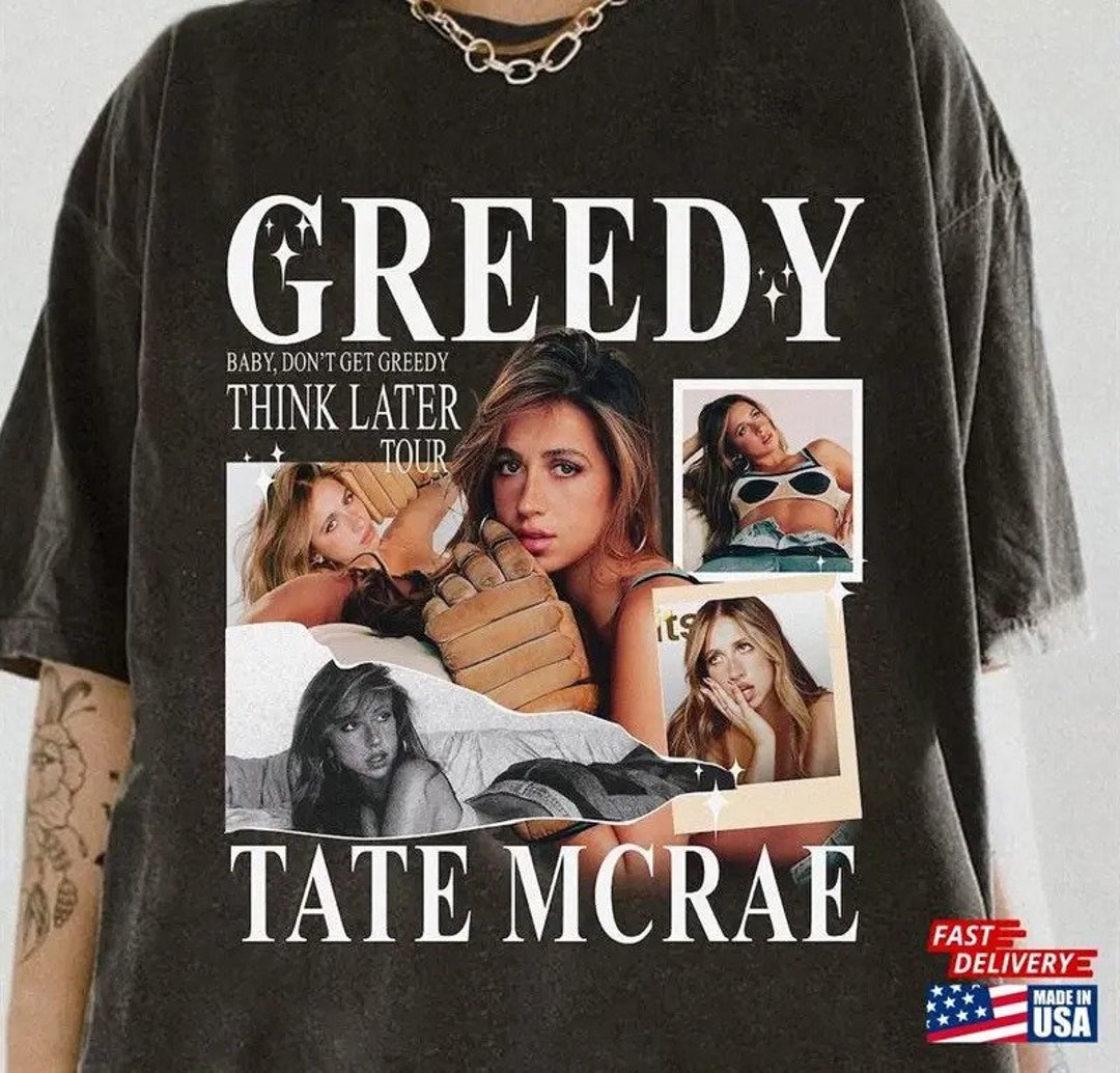 T-Shirt Unisex Tate McRae Style Y2K - Cotone Maniche Corte, Taglie XS-3XL - Foto 8