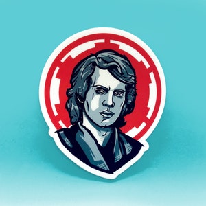 Star Wars Sticker Anakin Skywalker / Vinyl Sticker / Laptop Sticker / Hydroflask Sticker / Water Bottle / Car Sticker / iPad iPhone Sticker