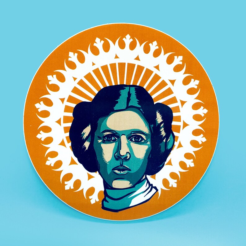 Star Wars Sticker Pack Luke /& Leia Vinyl Sticker Laptop Sticker Water Bottle Sticker iPad Sticker Weather Proof Sticker