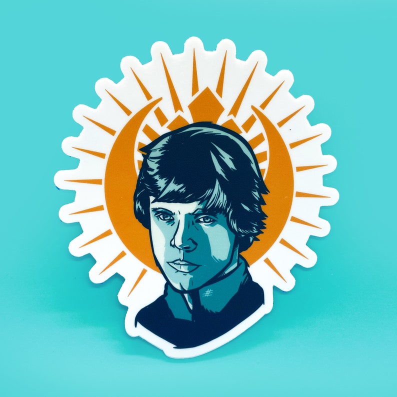 Star Wars Sticker Pack Luke /& Leia Vinyl Sticker Laptop Sticker Water Bottle Sticker iPad Sticker Weather Proof Sticker