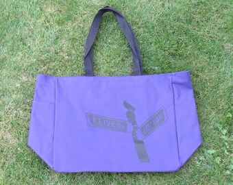 Viola ILiveInEastVan Nylon Shopping Tote