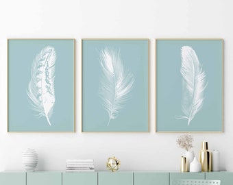 Duck egg blue paintings online