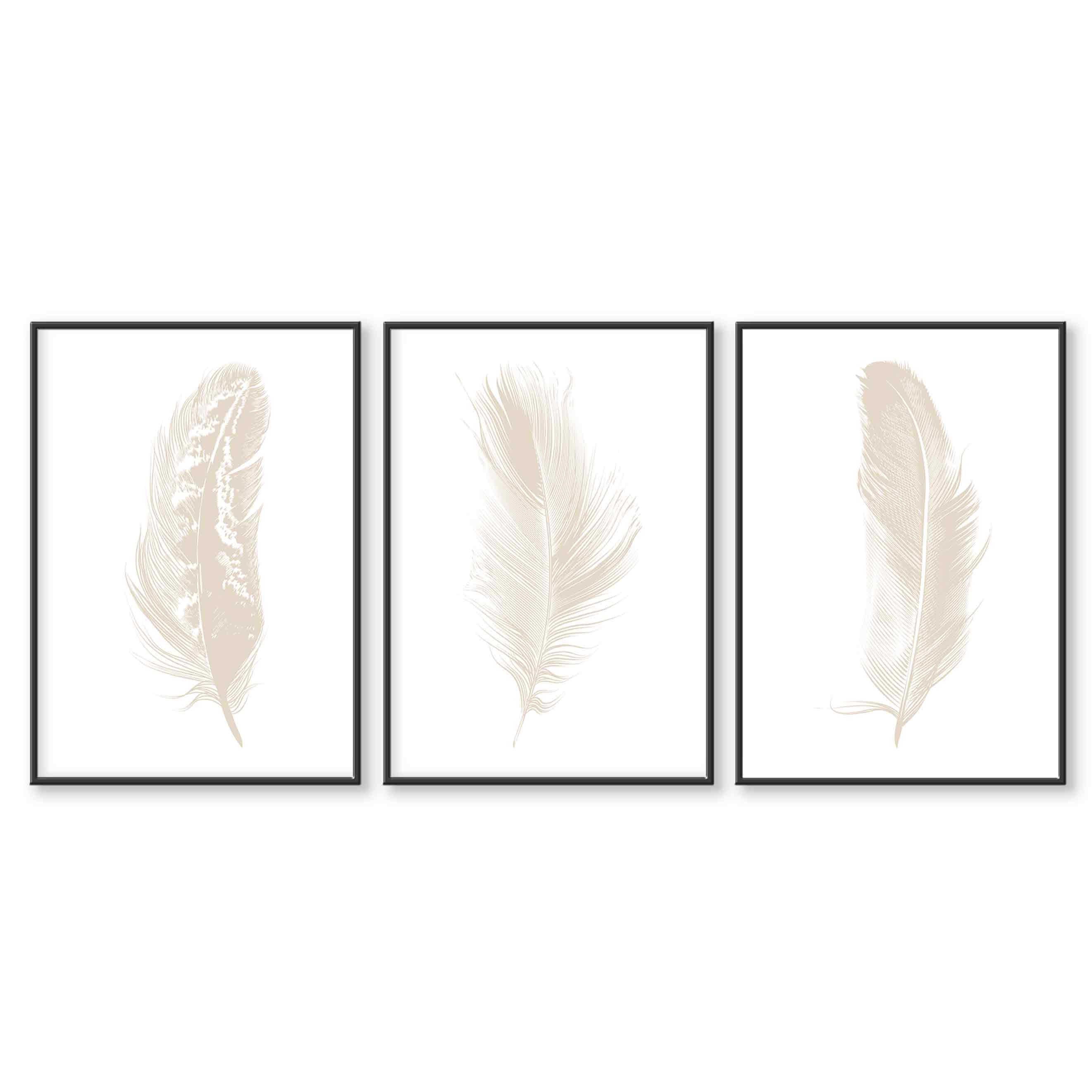 Cream Wall Art Wall Print Set of 3 Champagne Wall Art Etsy