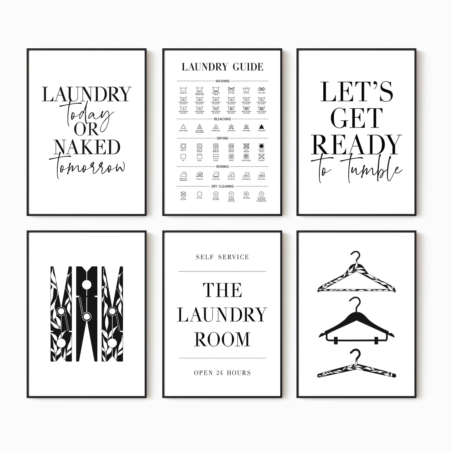 Laundry Room Prints Utility Room Wall Decor Various Designs - Etsy UK
