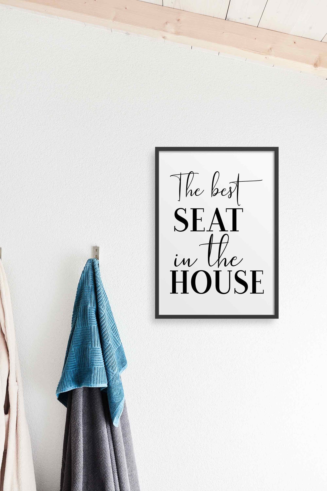 The Best Seat In The House Print Bathroom Print Wall Art Etsy