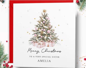 Merry Christmas to a very special Sister Card
