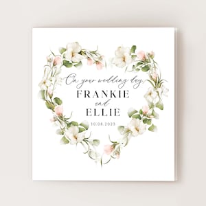 Wedding Day Card, Personalised Card, On your Wedding Day Card