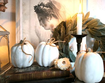Caspari Herbst-Servietten Mit Kürbis-Motiv – 15 Stück, 3-lagig, Weiß, Für Thanksgiving & Deko