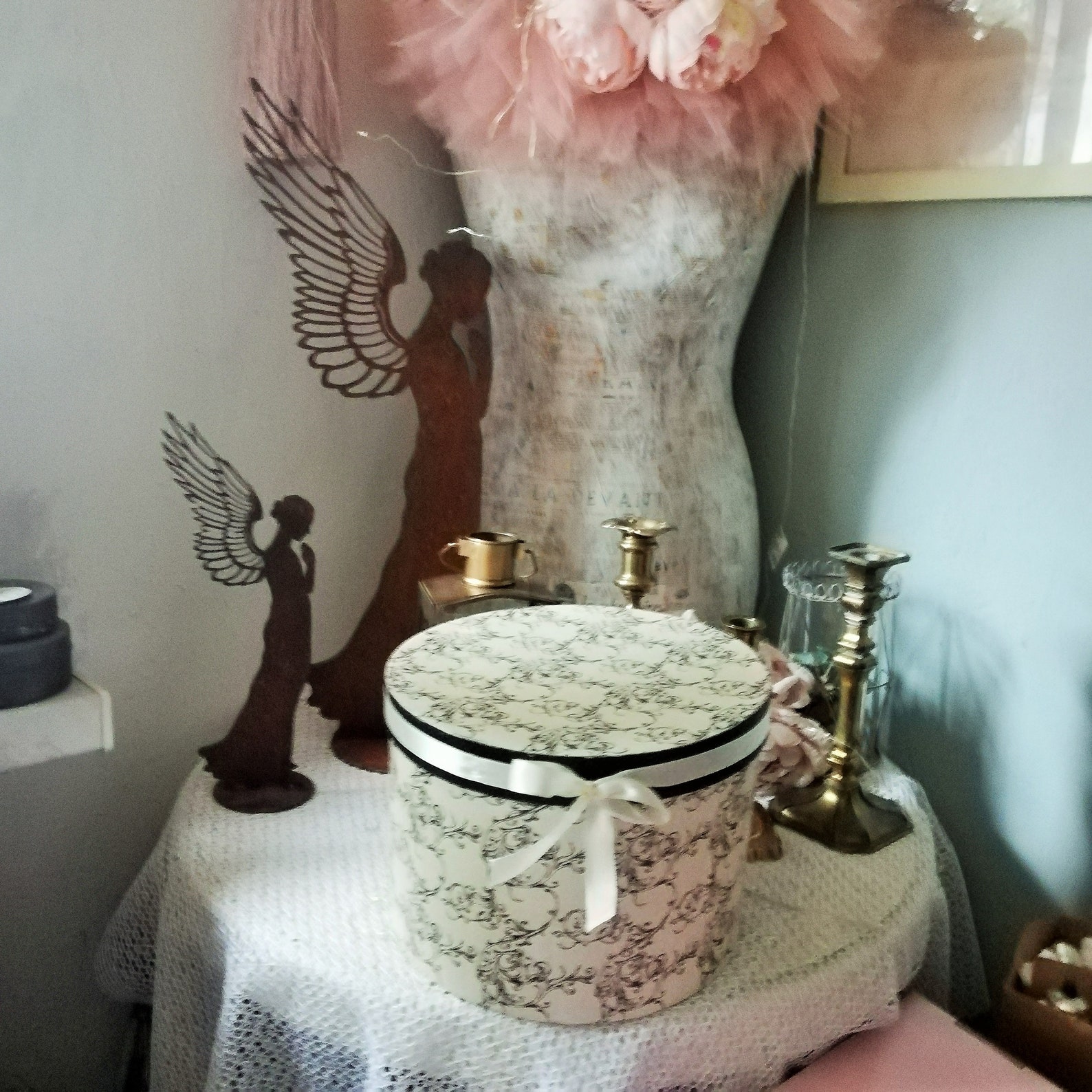 Hübsche Hutschachtel Pappschachtel Aufbewahrungsbox mit | Etsy