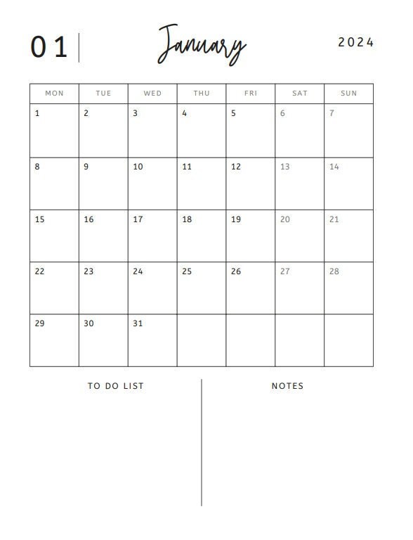 Digital 2024 Planner, Journal - Etsy