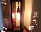 Retrolamp Lantern of Wooden Light Design