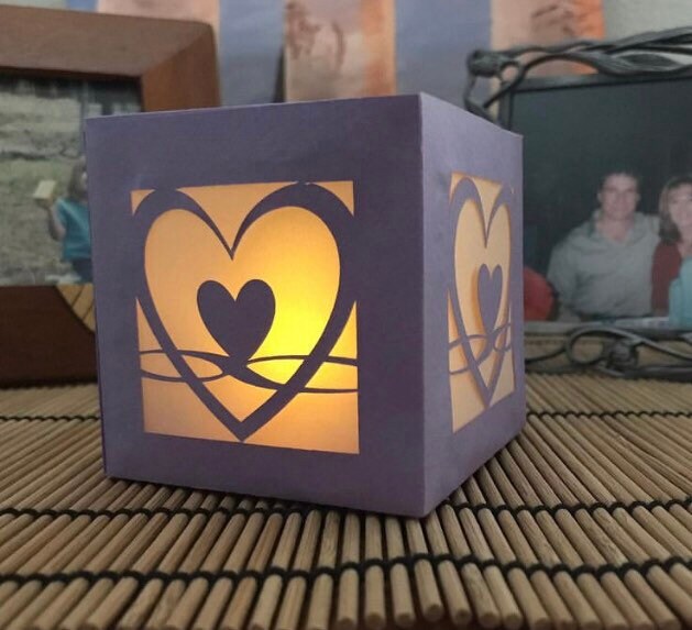 Infinity Heart BoxTemplate - SVG Cut Files for Cricut or Silhouette Cameo