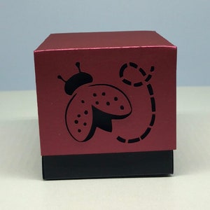 Modello di scatola coccinella - file SVG per Cricut o Silhouette Cameo