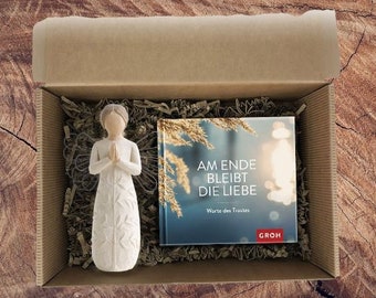 Gift Set 2-Piece / Grief / Condolences / Willow Tree Figure / Book