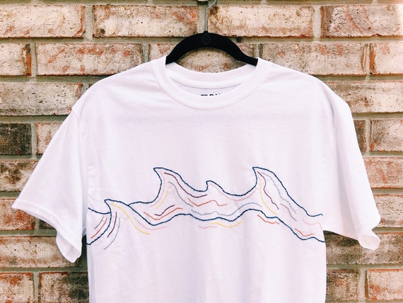 Etsy embroidered t shirts Clearance