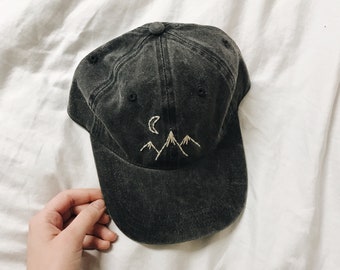 Mountains Away Embroidered Hat