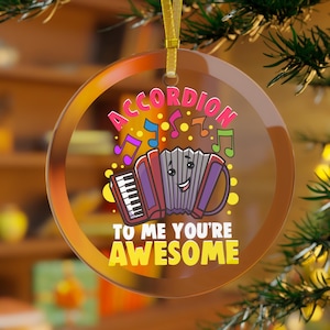 Accordion Ornament, Accordion Gifts, Accordion Player, Accordion Musician, Christmas Accordion, Funny Accordion Puns, Accordion Music