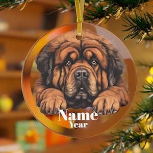 Décoration de mastiff du Tibet, chien Dok-Khyi, chien mastiff du Tibet, cadeau de mastiff du tibétain, maman tibétaine, maman de mastiff, papa tibétain, maman de Dok-Khyi