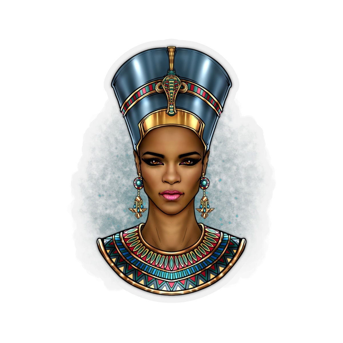 Нарисовать царицу Нефертити