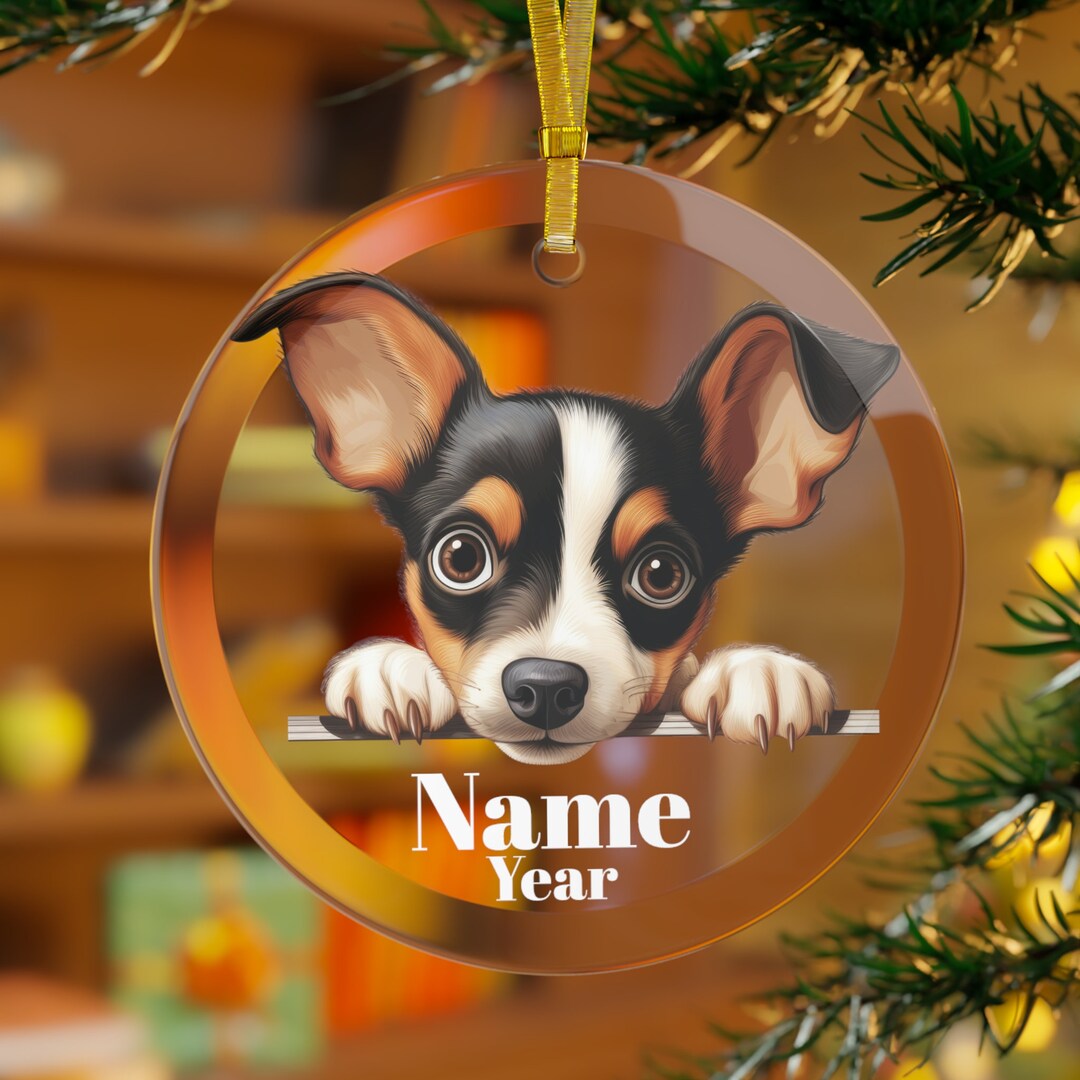 Toy Fox Terrier Ornament TFT Dog Toy Fox Terrier Gift TFT Etsy