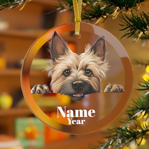 Cairn Terrier Ornament, Cairn Dog, Cairn Gifts, Cairn Memorial, Cairn Mama, Cairn Dad, Highland Terriers,Skye Otter Terriers,Todhunters