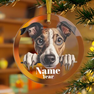 Greyhound Ornament, Greyhound Dog, Greyhound Gift, Greyhound Mama, Greyhound Dad, Greyhound Christmas Ornament, Greyhound Breeder