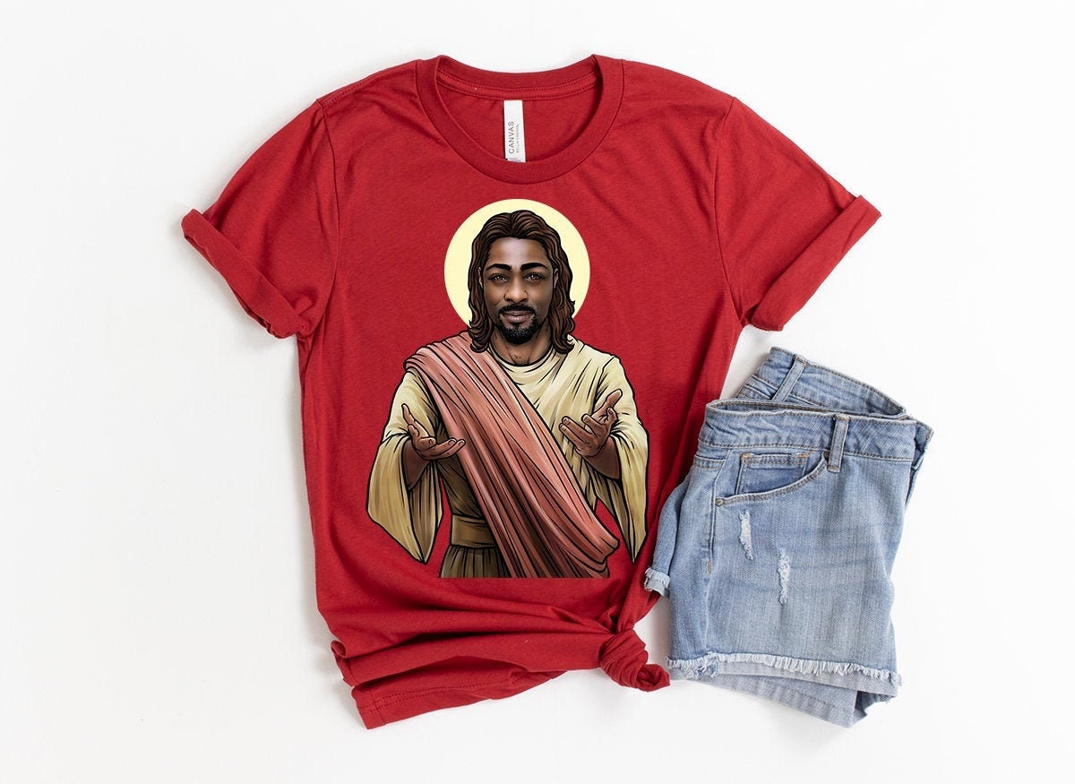 Black Jesus Tshirt Religious Gift Pastor Men Women Etsy