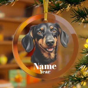 Dachshund Ornament, Dachshund Dog, Weiner Dog Ornament, Dachshund Gifts, Dachshund Memorial,Dachshund Mama,Dachshund Dad,Dachshund Christmas