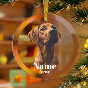 Rhodesian Ridgeback Ornament, Rhodesian Ridgeback Dog Gifts, Rhodesian Ridgeback Memorial, Rhodesian Ridgeback Mama, Rhodesian Dog Christmas