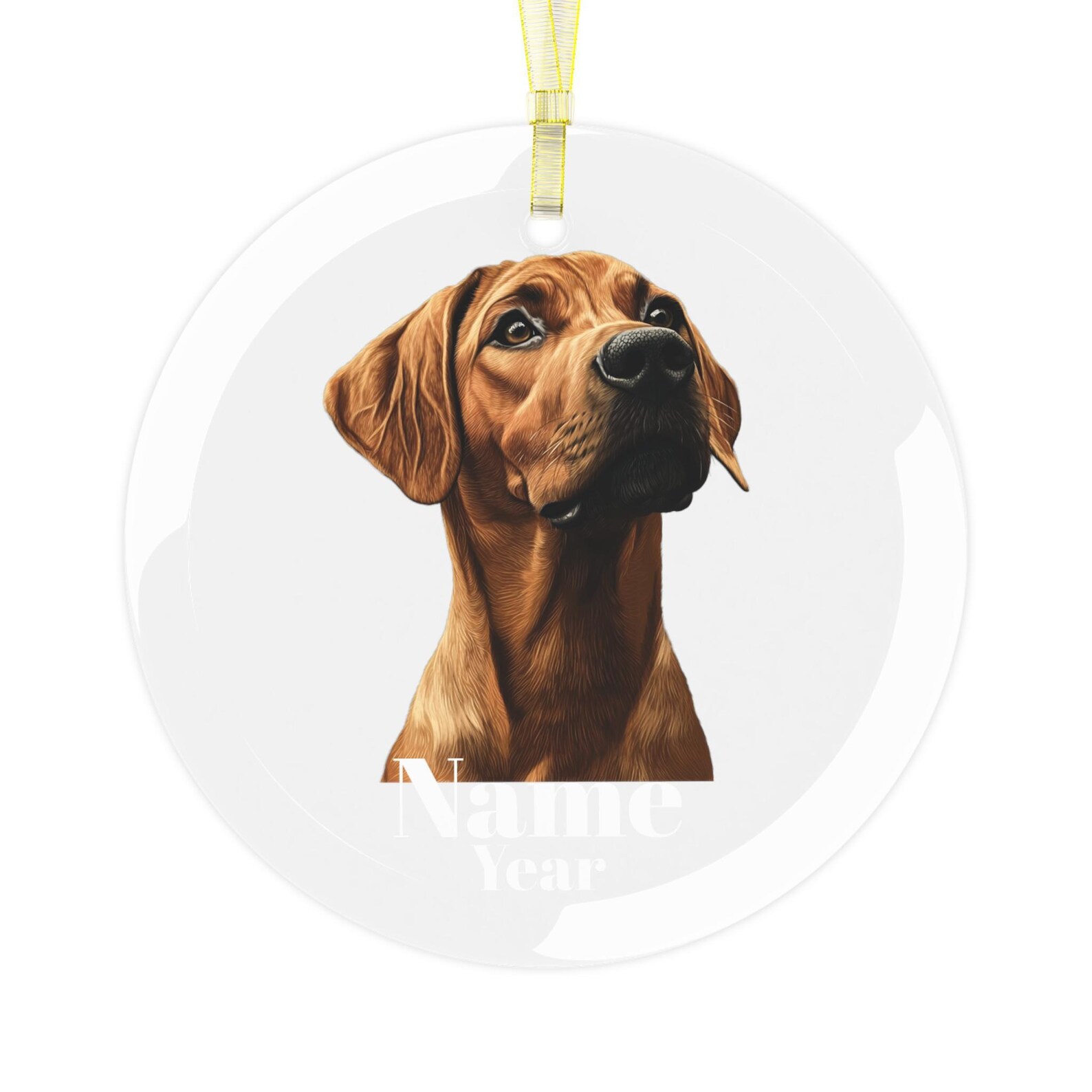 Rhodesian Ridgeback Ornament, Rhodesian Ridgeback Dog Gifts, Rhodesian ...