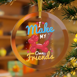 Balloon Animal Ornament, Christmas Balloon Animal, Balloon Animal Artist, Balloon Animal Maker, Balloon Animal Twister, Balloon Bender Gifts