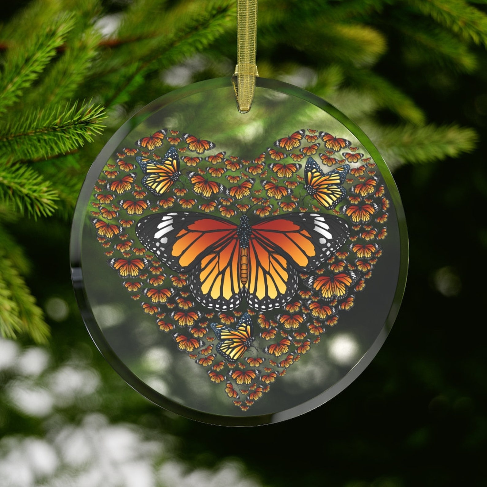 Monarch Butterfly Ornament Butterfly Christmas Ornament - Etsy