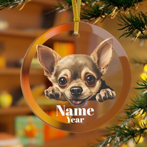 Chihuahua Ornament, Chihuahua Dog Gifts, Chihuahua Memorial, Chihuahua Mama, Chihuahua Dad, Chihuahua Christmas, Chihuahua Dog