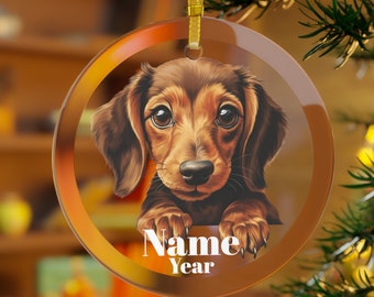Dachshund Ornament, Dachshund Dog, Weiner Dog Ornament, Dachshund Gifts, Dachshund Memorial,Dachshund Mama,Dachshund Dad,Dachshund Christmas