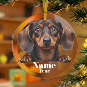Dachshund Ornament, Dachshund Dog, Weiner Dog Ornament, Dachshund Gifts, Dachshund Memorial,Dachshund Mama,Dachshund Dad,Dachshund Christmas