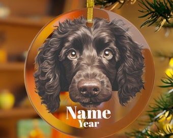 American Water Spaniel Ornament, AWS Dog, American Water Spaniel Gifts, AWS Mama, Water Spaniel Mama, Spaniel Dad, AWS Dog Christmas