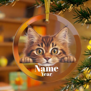 Somali Cat Ornament, Somali Cat Gifts, Somali Cat Christmas, Somali Mama, Somali Cat Dad, Somali Cat Memorial, Somali Kitten
