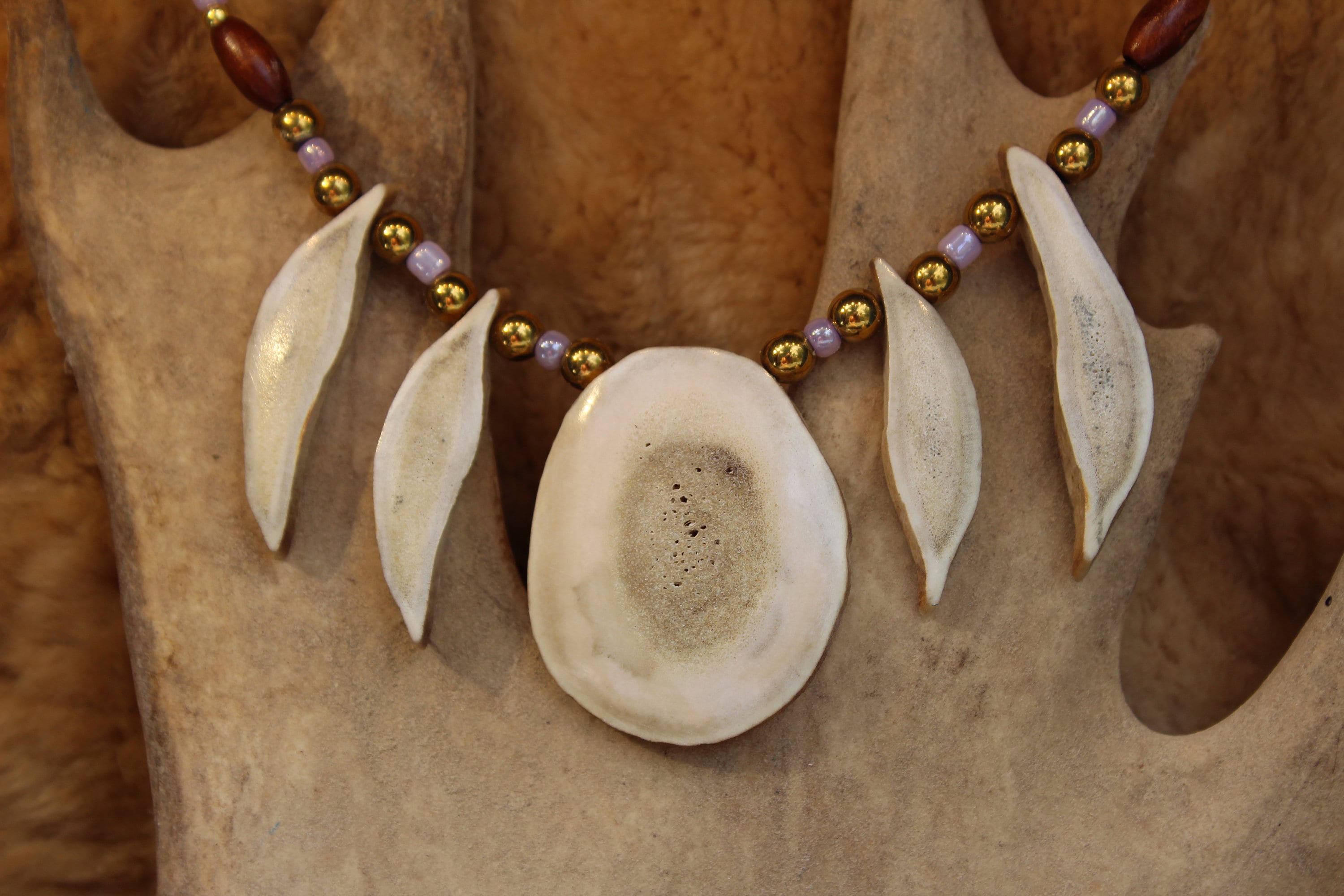 Bone Necklace Unique Piece Native American Artist - Etsy UK