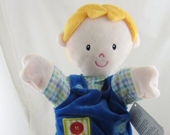 Little Boy Glove Puppet Age 1+ Plush Cuddly