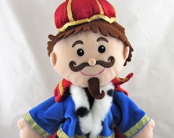 Royal King Hand Glove Puppet New with Tags