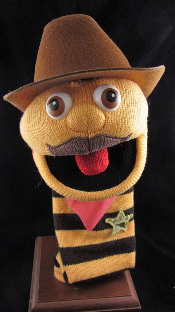 cowboy hand puppet