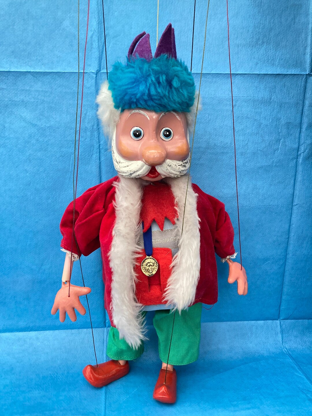 Vintage Pelham Puppets KING 1960s Made in England 13 No Box Etsy