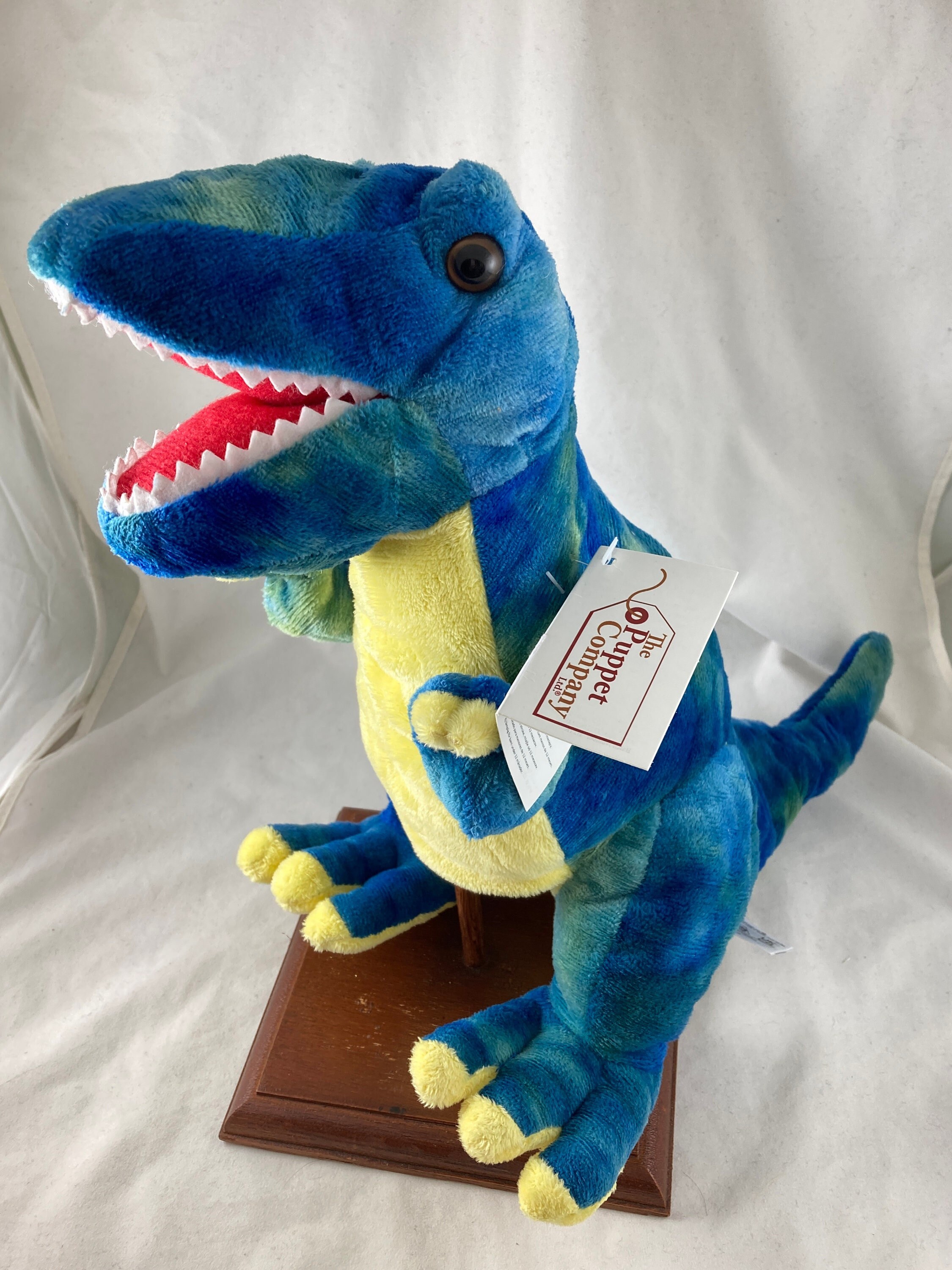 Blue best sale dinosaur plush