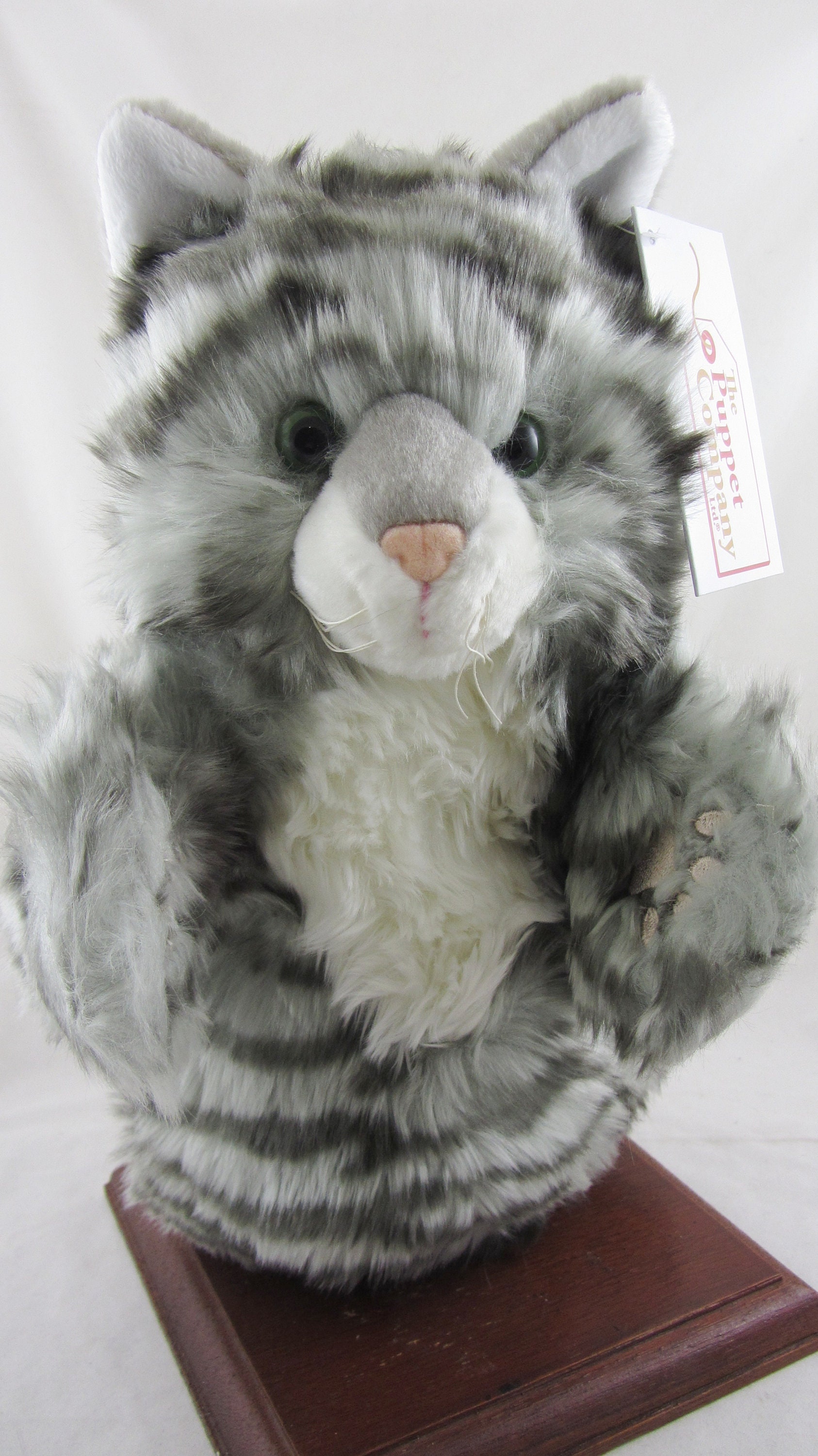 tabby cat puppet