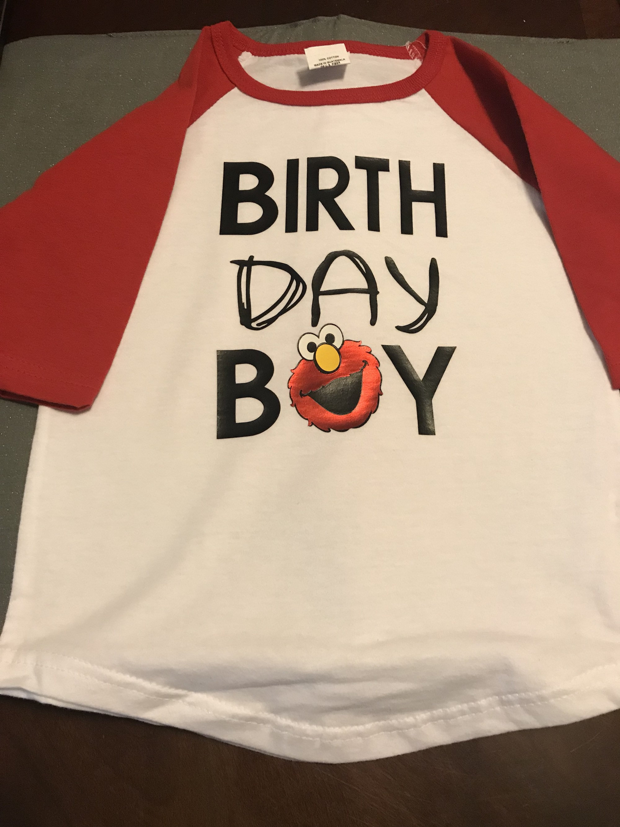 Elmo Birthday Shirt | Etsy