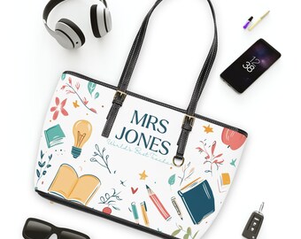 World's Best Teacher Bag | Teacher Gift | Teacher Bag | Personalised Teacher Thank You Gift | Best Teacher
